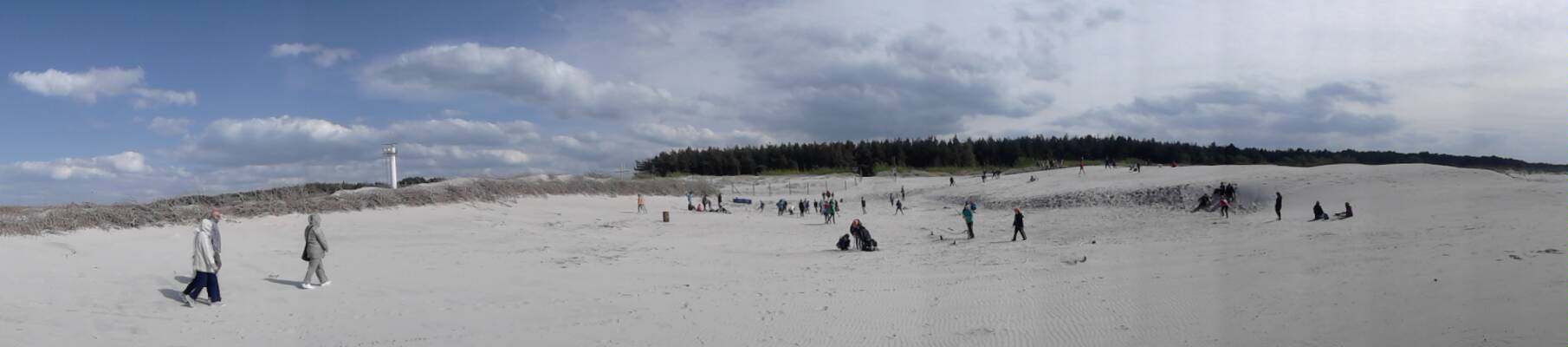 panorama, Łeba Plaża Zachód